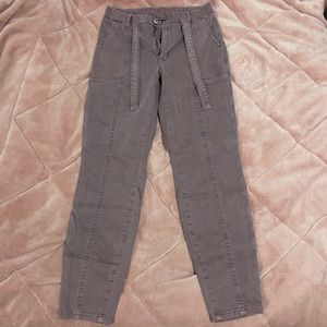 American Eagle Mauve Tie-Waist Curvy Jegging